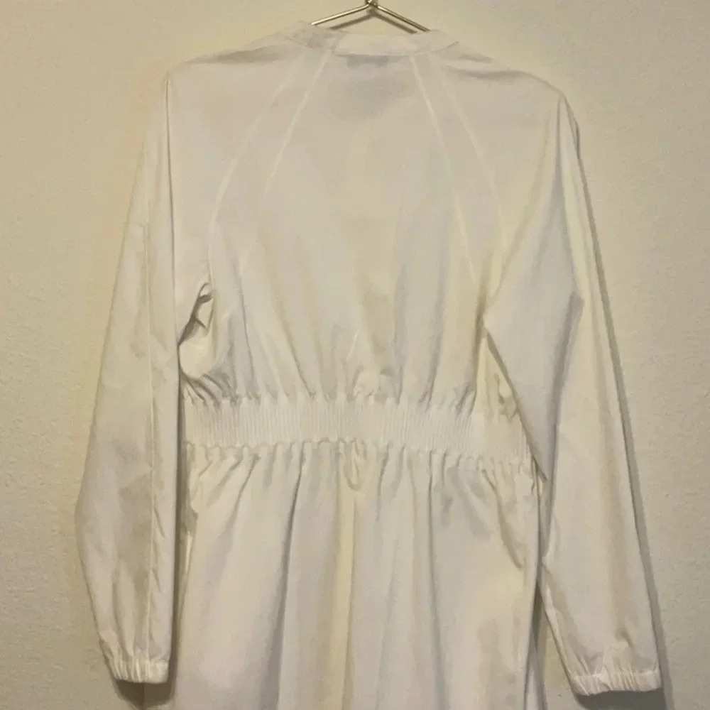 ATHLETA Cinched Waist Long Sleeve Performance Poplin Jacket / MIDI Shirt Dress - Picture 6 of 12